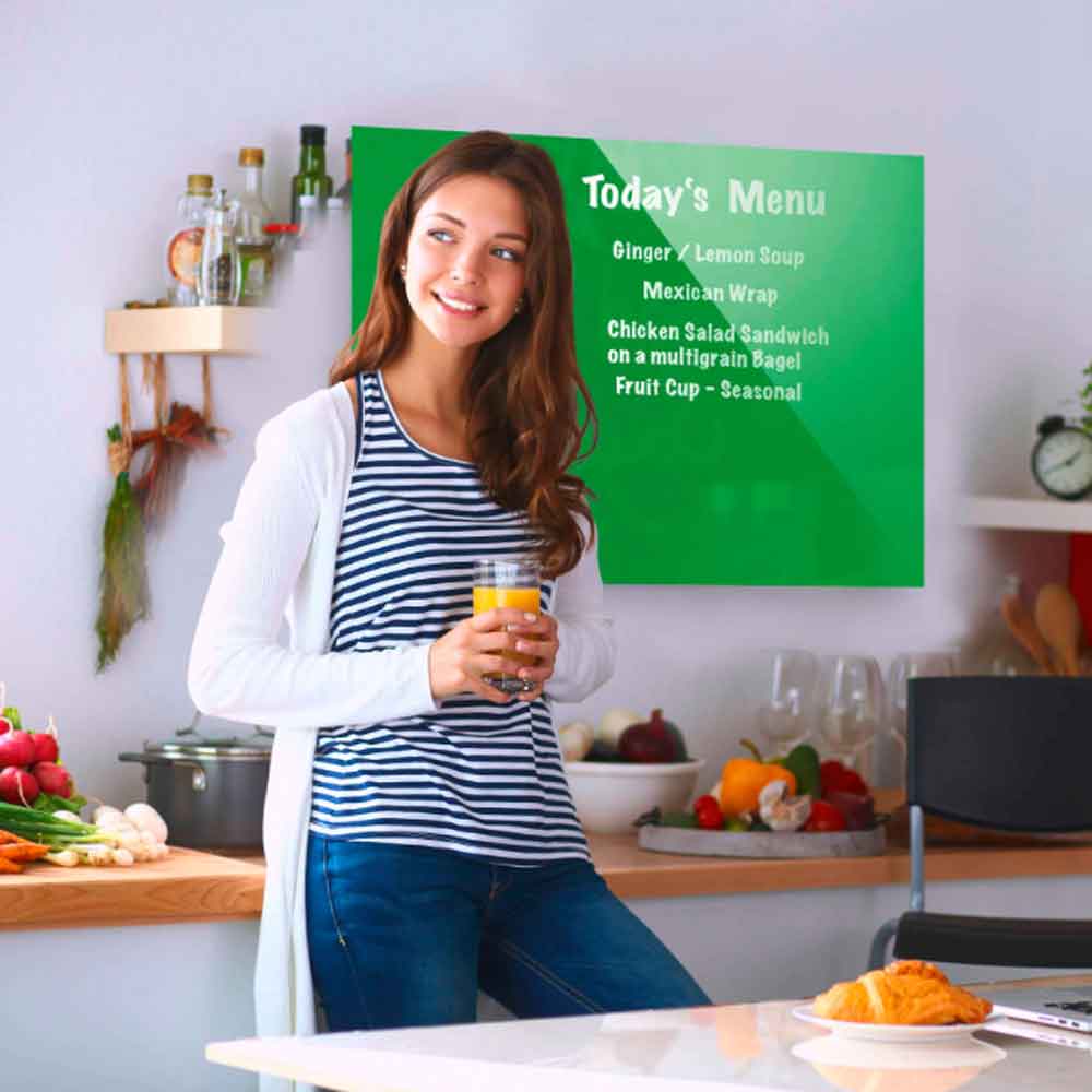 Glasboard rahmenlos - magnethaftend