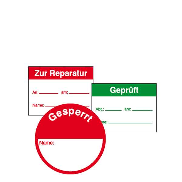 Kennzeichnungsetiketten