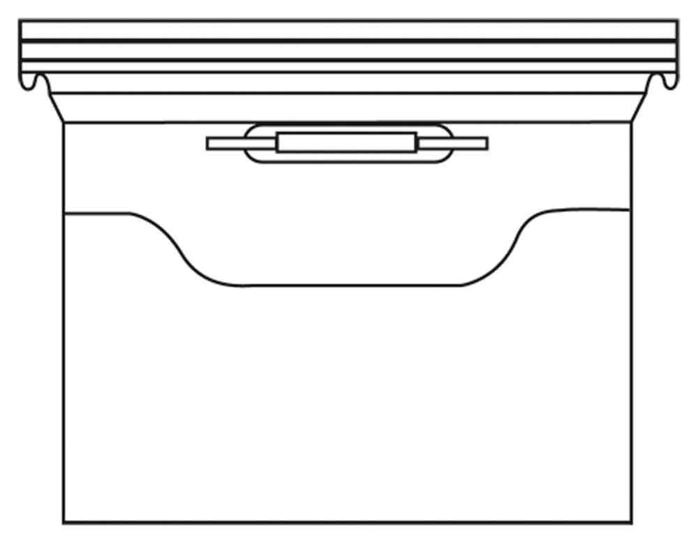 Organisationstasche - VISIMAP - mit 2 Bogenschnitt-Taschen beidseitig - Heftzunge