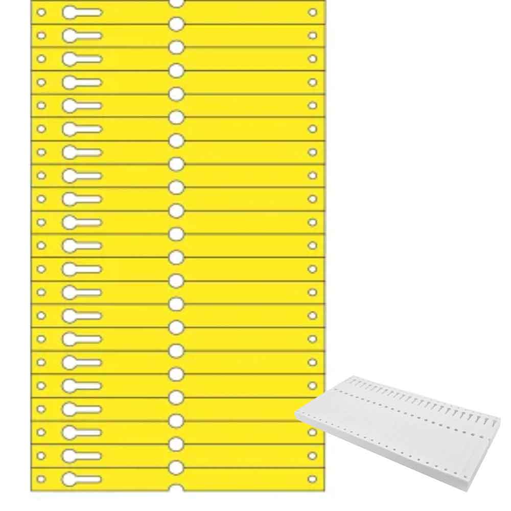 Tyvek®-Schlaufen-Etiketten - Format 160 x 12,7 mm - 6 Farben