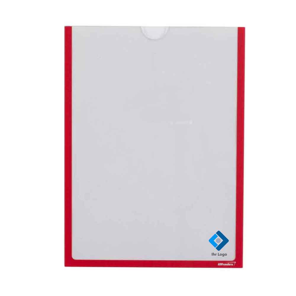 Infotaschenbox mit mehr Fülltiefe - magnetisch haftend - 4 Farben