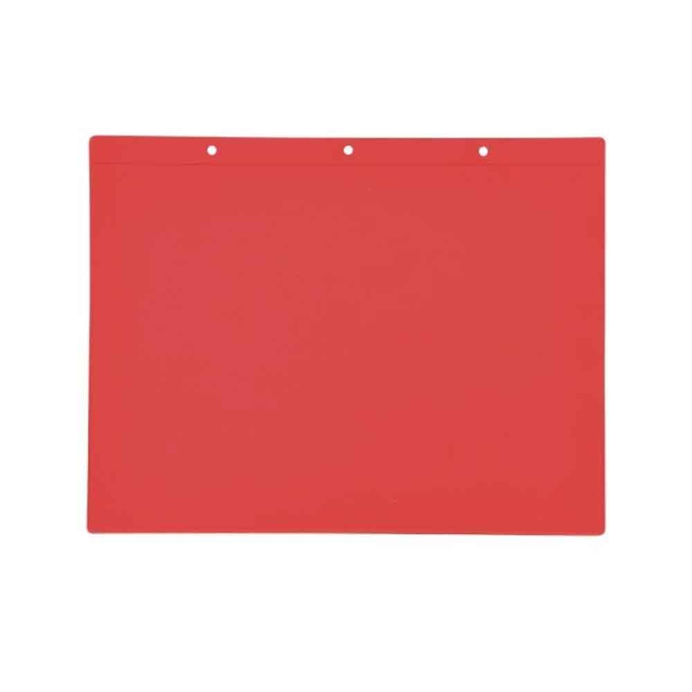 31-80-528-1-00-05-077-kennzeichnungstaschen-aufhaengelochung-dina4-quer-rot-62285b Kennzeichnungstaschen mit Aufhänge-Lochung - DIN A4 quer - Längsseite offen