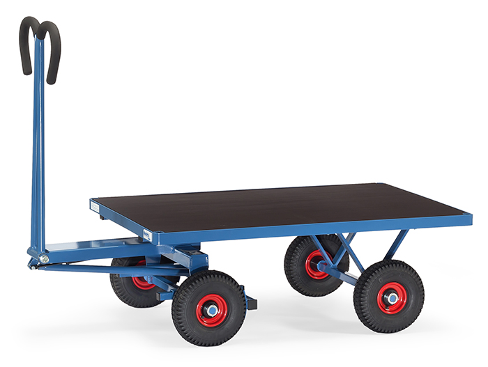Handpritschenwagen - mit Vollgummi- oder Luft-Bereifung - in 4 Größen - Tragkraft 700 bis 1250 kg