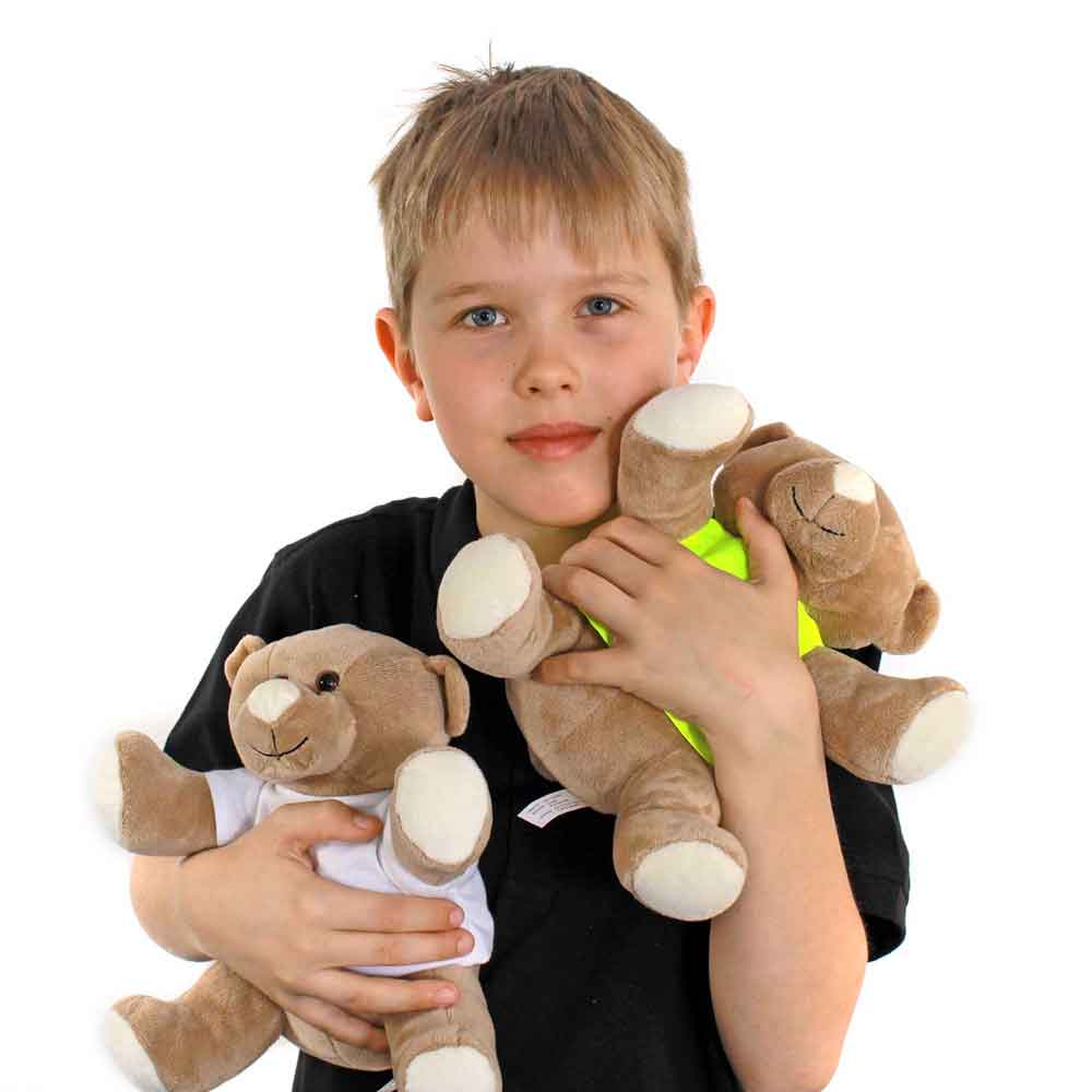 Plüschbär PAUL - sitzender Teddybär nach CE-Richtlinien produziert