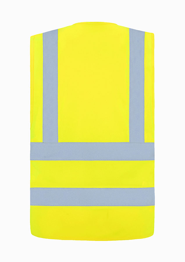Korntex® Warnweste „Hannover“ - Vier Reflexstreifen - Signal-Gelb - M