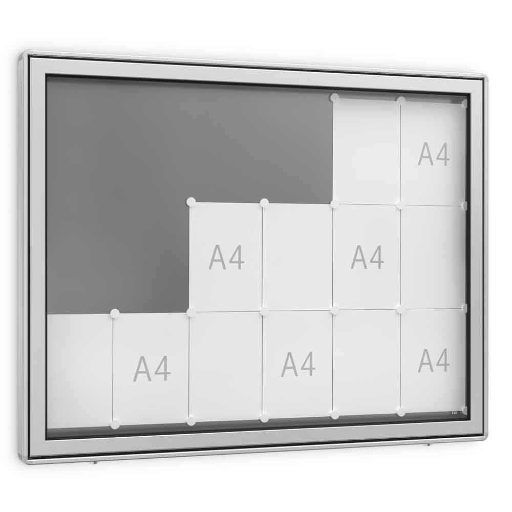Schaukasten TR 9 - 18 x DIN A4 - für Innen- und Außenbereiche