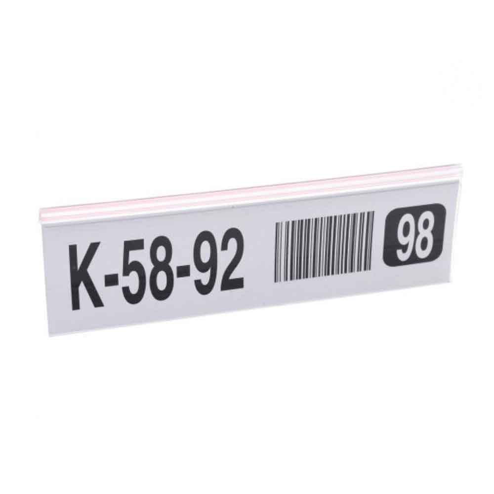 Etikettenhalter XA - mit Vliesklebestreifen - in vielen Größen