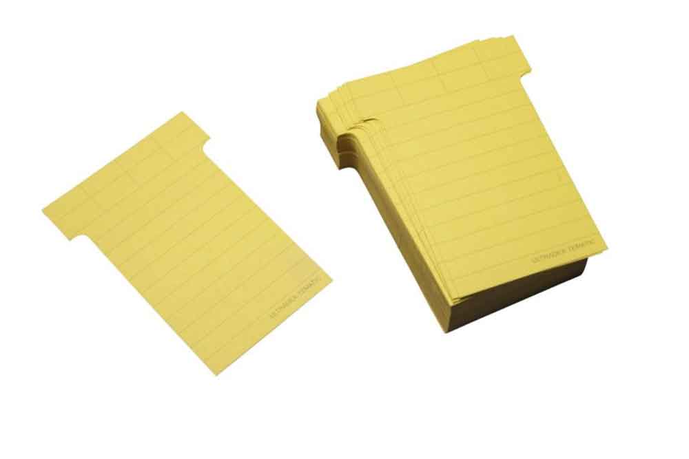 Zubehör T-Karten-Kombi - für T-Kartentafel - Schmalformat - in 10 Farben - 2-fach Nutzen