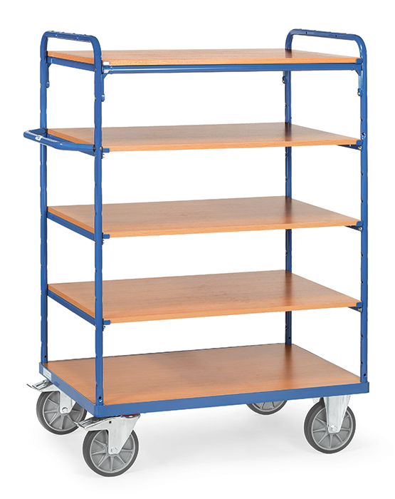 8242-279c5e Etagenwagen in 4 Ausführungen - Baukasten-System - 5 Ladeflächen - Tragkraft 500 bzw. 600 kg