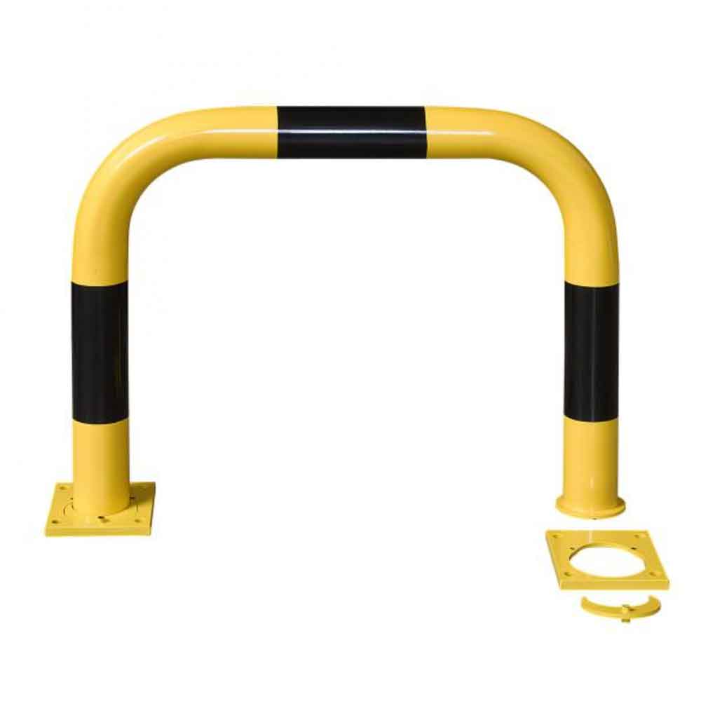 Rammschutz-Bügel aus Stahl - wegnehmbar für zeitweilige Absperrungen Rammschutz-Bügel aus Stahl - wegnehmbar für zeitweilige Absperrungen
