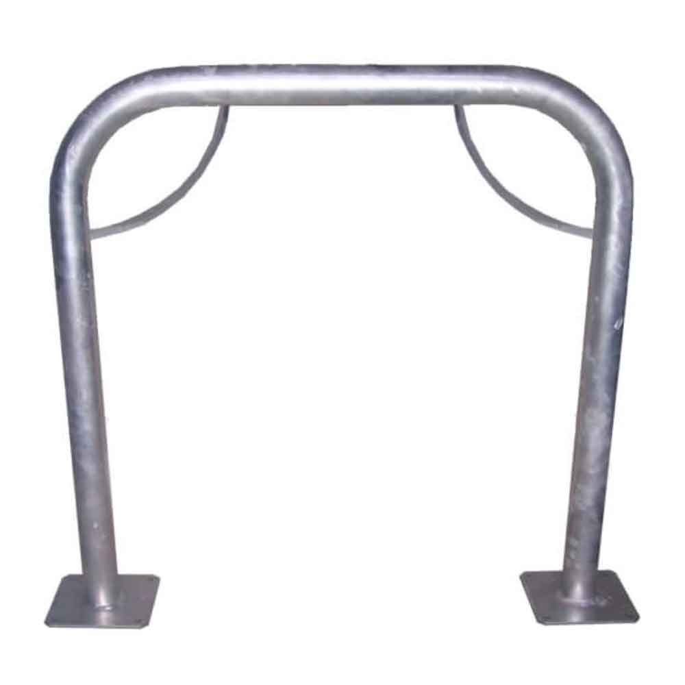 Fahrrad-Anlehnbügel mit 2 Stellplätzen - zum Aufdübeln oder Einbetonieren Fahrrad-Anlehnbügel mit 2 Stellplätzen - zum Aufdübeln oder Einbetonieren