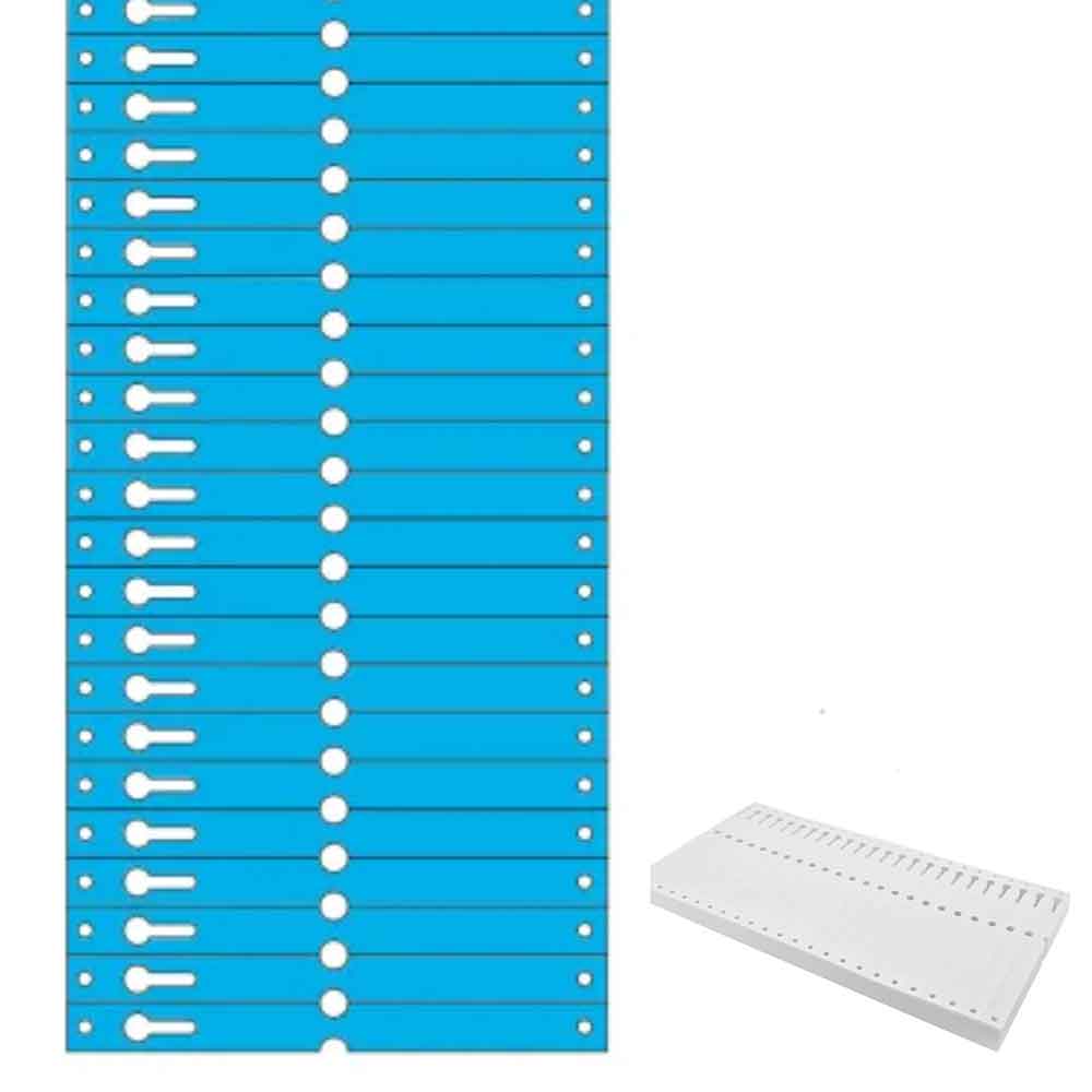Tyvek®-Schlaufen-Etiketten - Format 140 x 13 mm - 7 Farben
