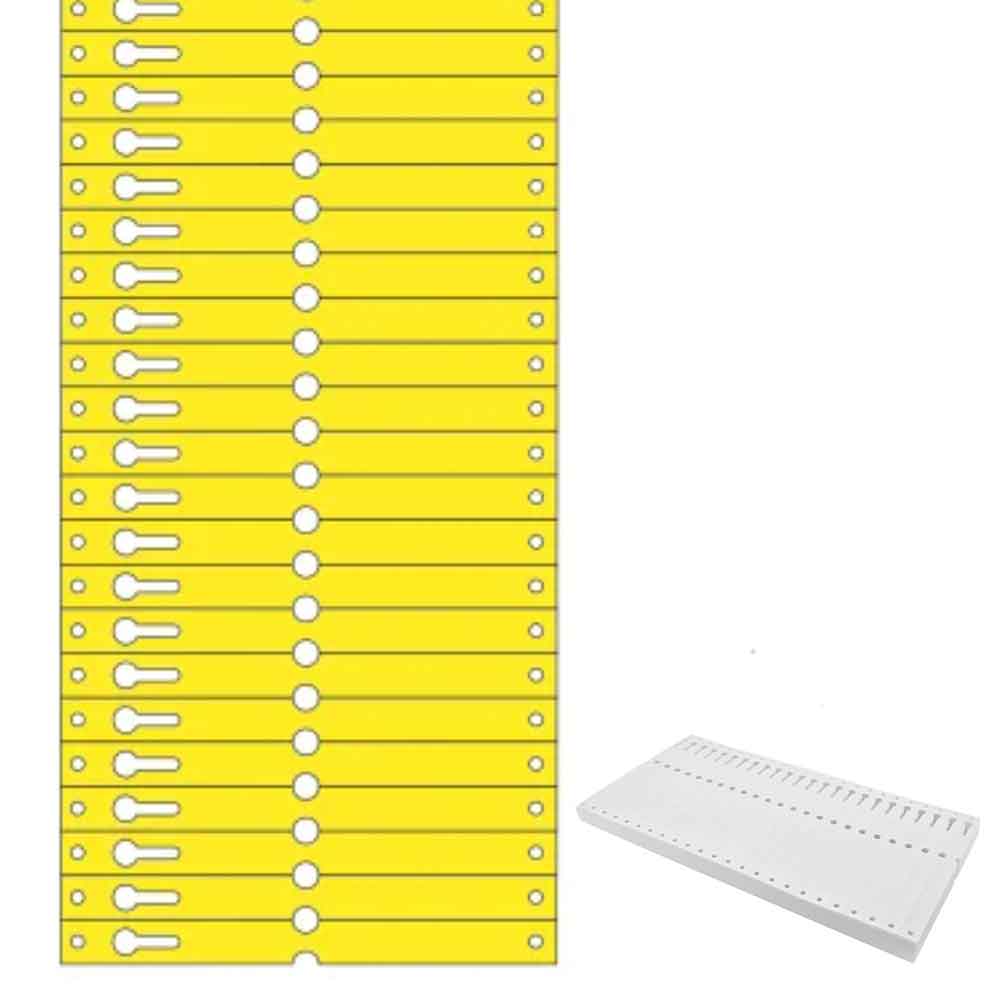 Tyvek®-Schlaufen-Etiketten - Format 140 x 13 mm - 7 Farben