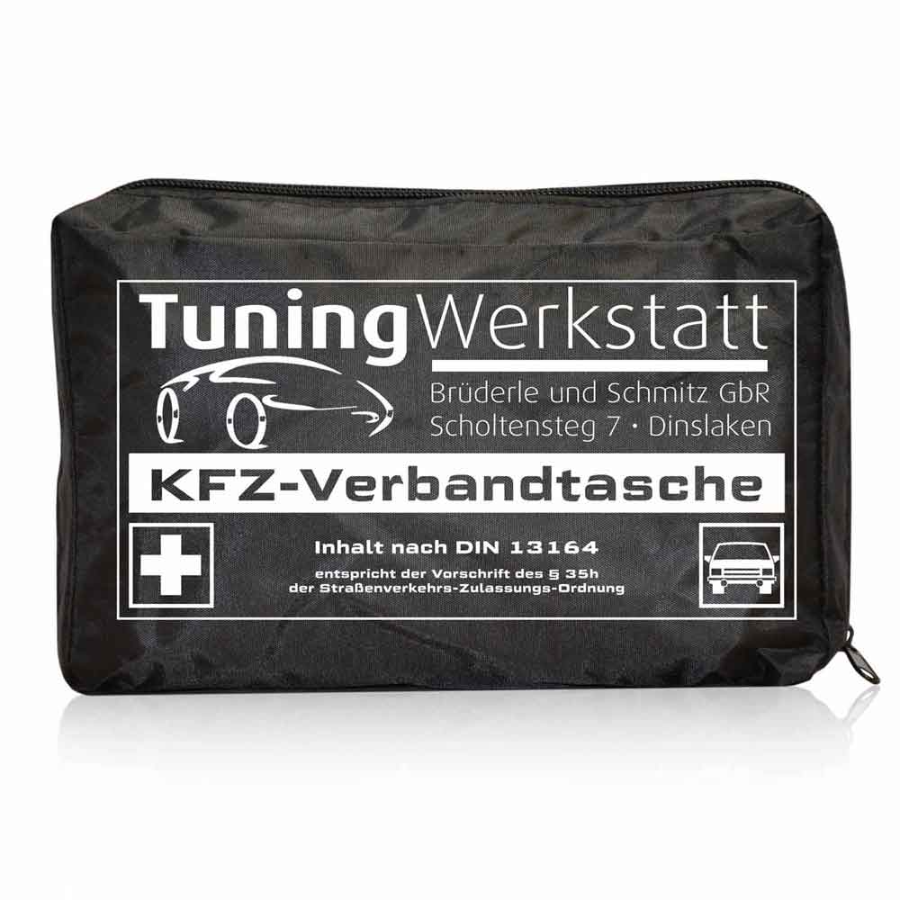 KFZ-Verbandtasche - SAFE MIT INDIVIDUELLEM MOTIV - 3 Farben