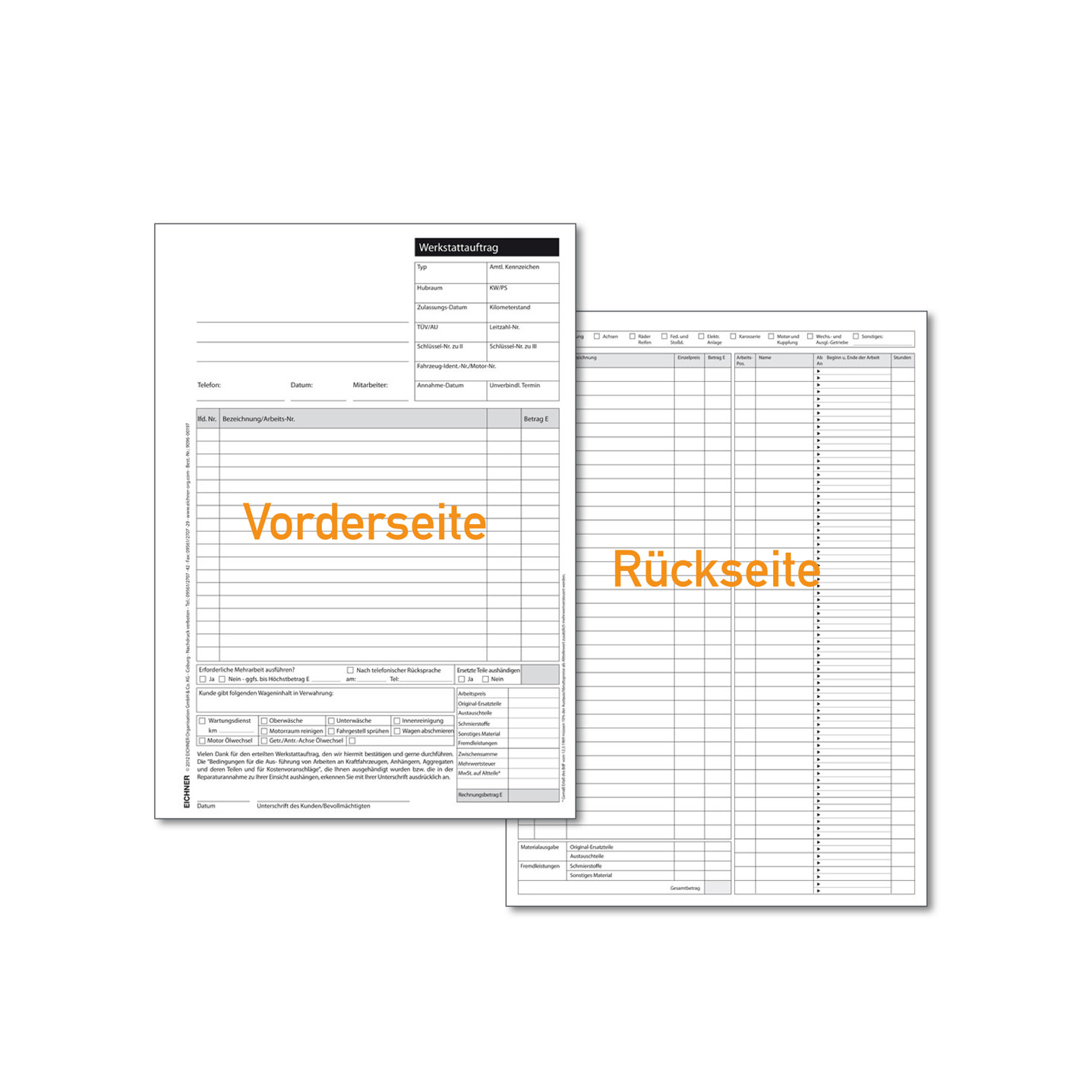 Werkstatt-Arbeitskarten - DIN A5