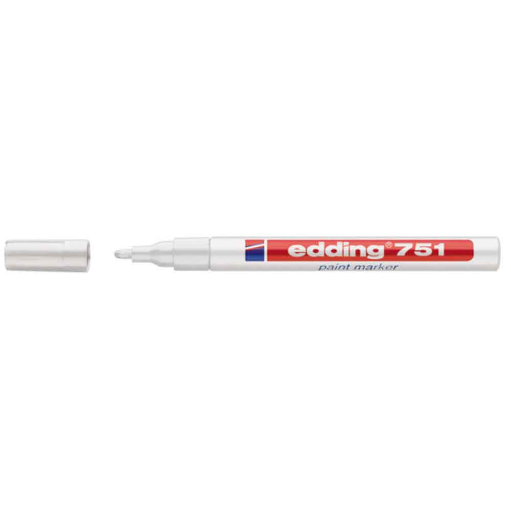 Edding 751 Lackmarker mit Rundspitze - einzeln in 5 bzw. als Set in 10 Farben