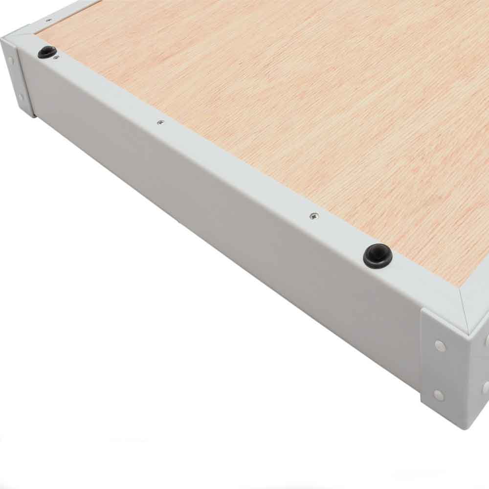 Metallische Karten-Sortiertafel - 1-reihig - 25 x DIN A4 Belege - H 1350 mm