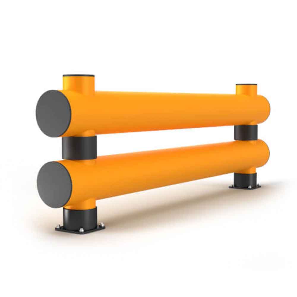 Anfahrschutz Doppelplanke - elastisches Rammschutz-System - in 5 Längen Anfahrschutz Doppelplanke - elastisches Rammschutz-System - in 5 Längen