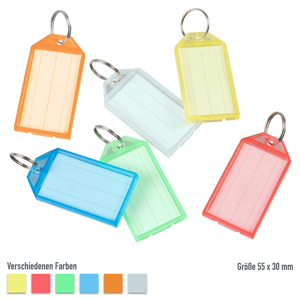 21-31-100-0-00-03-002-schluesselanhaenger-klapp-transparent-farben-3b8e49 Schlüsselanhänger-Set - "Klapp“ - innenliegendes Beschriftungsfeld