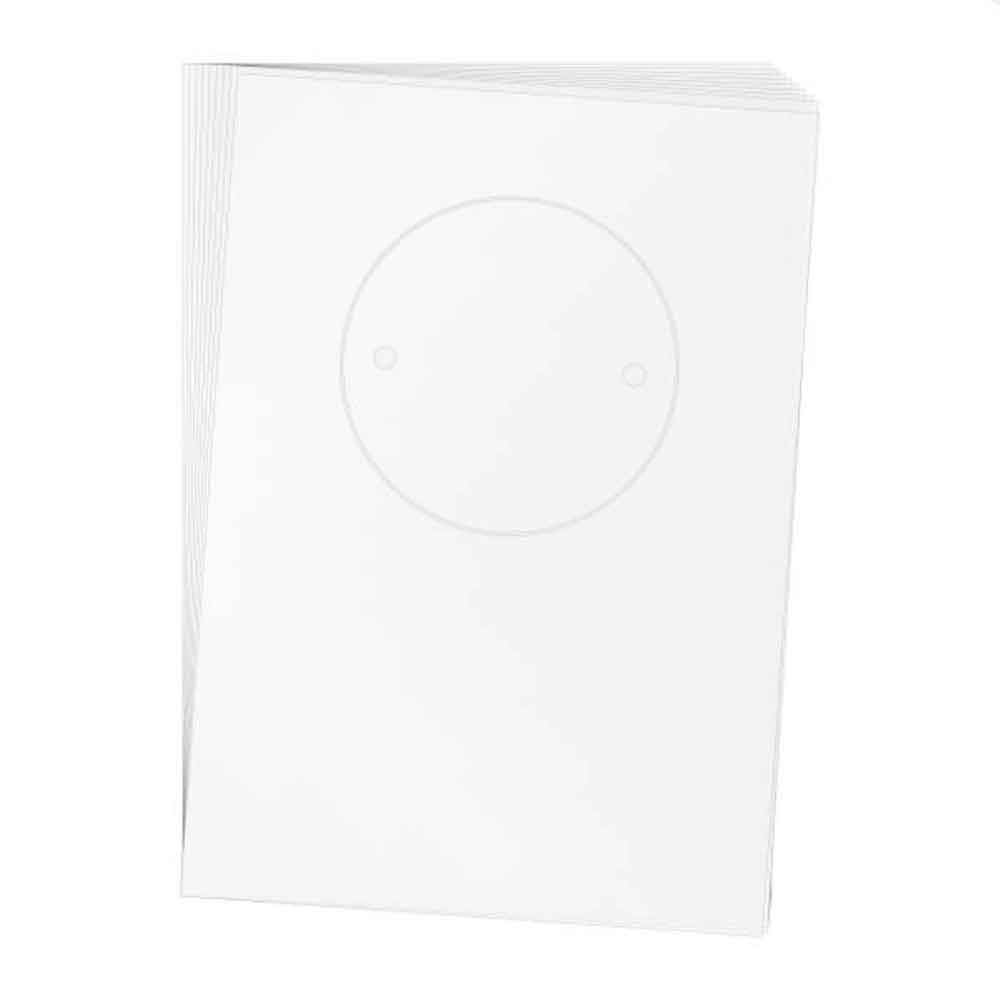 ORBIS Beschriftungseinlagen rund - Bogenformat A4 - Volltransparent oder Lackmattiert ORBIS Beschriftungseinlagen rund - Bogenformat A4 - Volltransparent oder Lackmattiert