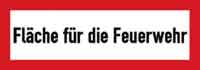 Feuerwehrzeichen Fläche für die Feuerwehr