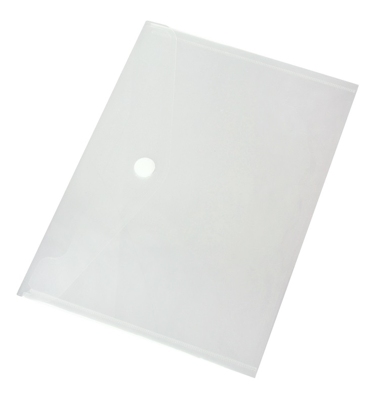 24.10.026.0.00_01_002_Dokumententaschen_DIN_A5_Druckknopf-9739cf PP-Dokumententasche - DIN A4 - Druckknopf oder Klettverschluss