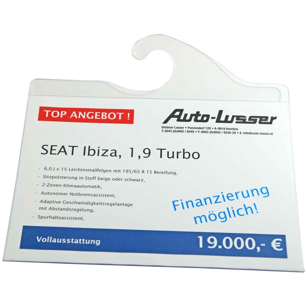 30-10-110-0-00-01-002-preisblatthalter-din-a4-quer-freigestellt-89fd9c Preisblatt-Tasche - für Innenspiegel - DIN A4 quer - mit Haken