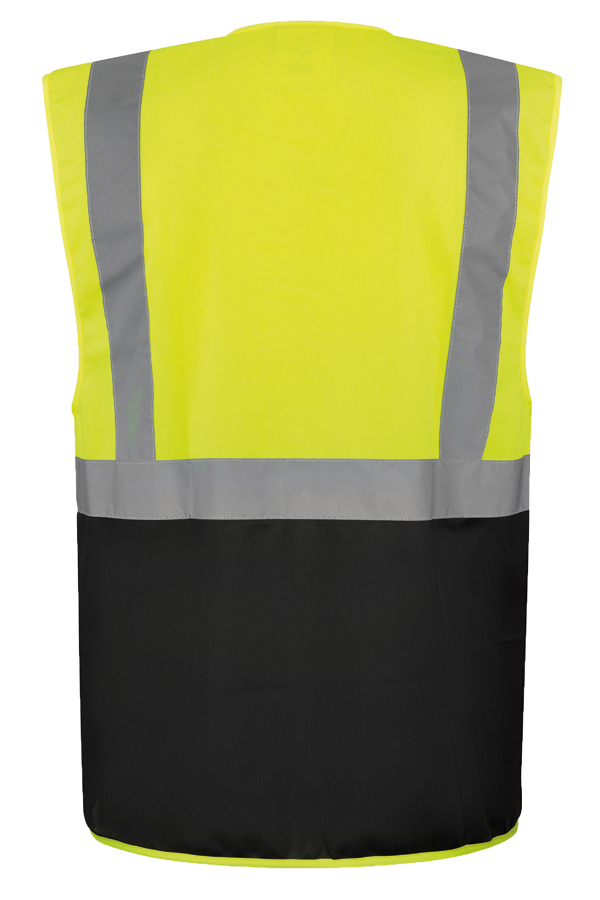 Korntex® Comfort Warnweste „Hamburg“ - Multifunktional - Weiß - M