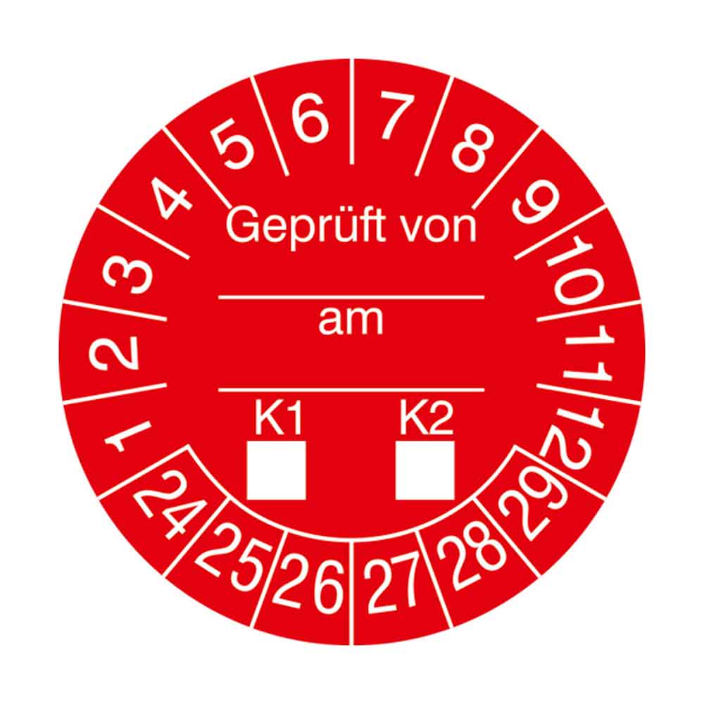 38-18-030-0-13-24-056-pruefplakette-geprueft-gemaess-vde-24-2938-18-030-0-13-24-056-pruefplakette-geprueft-gemaess-vde-24-29-3998f5 Prüfplakette auf Bogen - Geprüft von ... am ... K1-K2