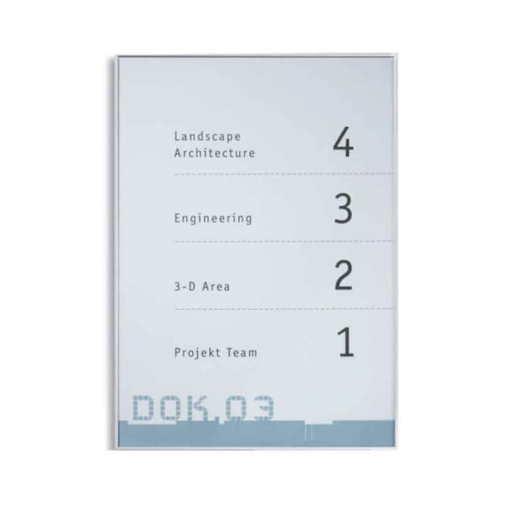 NEW AGE Infotafel SmartLine - zeitloses Design in flacher Bauweise - Acryglas mit schlichtem Aluminiumrahmen NEW AGE Infotafel SmartLine - zeitloses Design in flacher Bauweise - Acryglas mit schlichtem Aluminiumrahmen