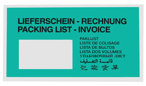 ECO Lieferscheintasche