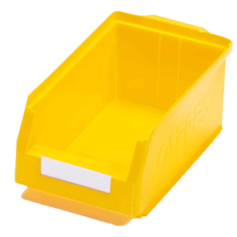 RasterPlan® - Lagersichtkasten für Schlitzplatten - Größe 4 - 350 x 200 x 150 mm - 6 Farben