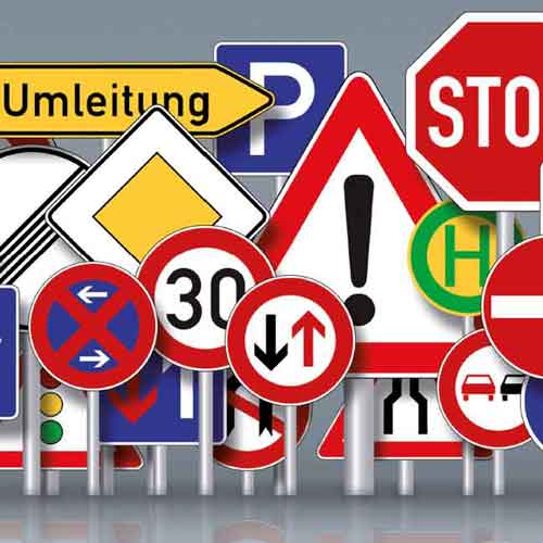 Verkehrsschilder und Zeichen nach StVO