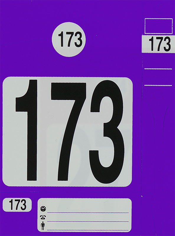 Kennzeichnungs-System - 4 in 1 - Leitzahl - 6 Farben