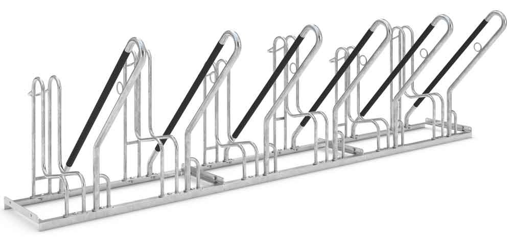 Fahrradanlehnsystem 4706 XBF - 6 Einstellplätze einseitig