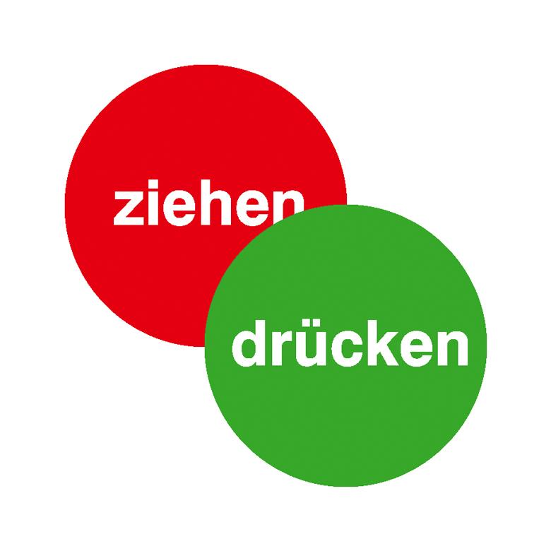 39-25-347-0-00-058-turschild-zweiseitig-drucken-ziehen-295615-83a7f1 Türschild - zweiseitig - Text: Ziehen / Drücken