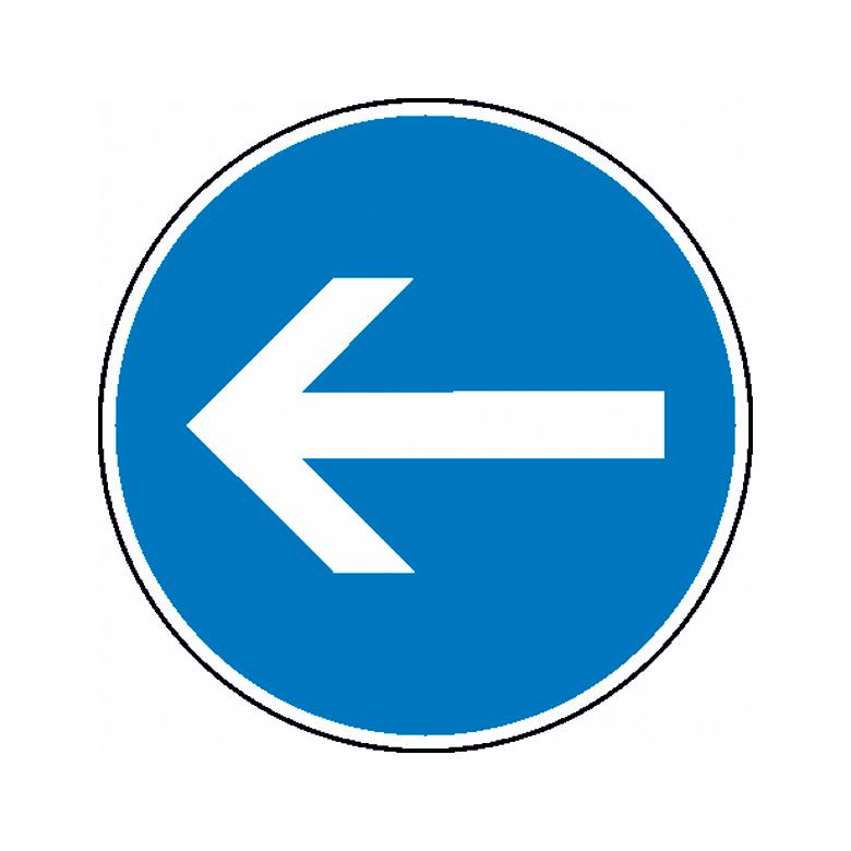 Verkehrsschild - Betriebskennzeichnung - Richtungshinweis (Pfeil)