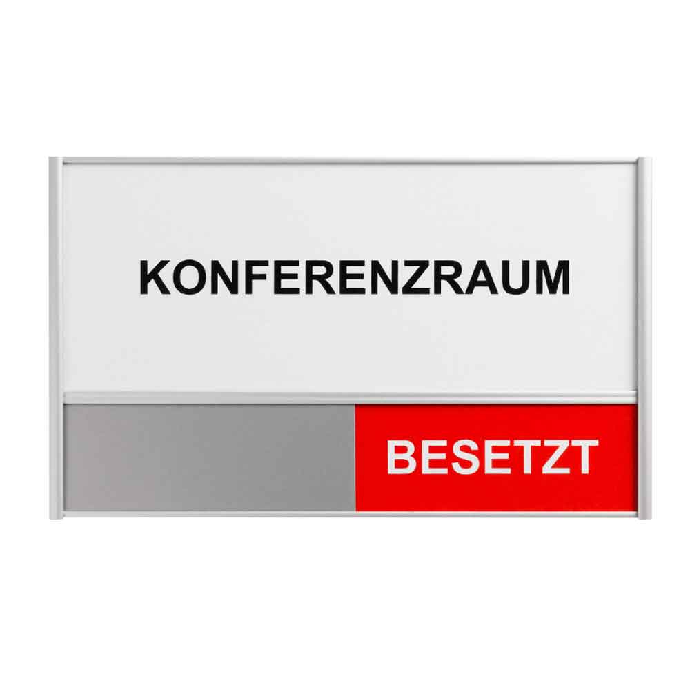 Konferenzraum Frei/Besetzt Anzeiger - für Türschilder Serie Silver Konferenzraum Frei/Besetzt Anzeiger - für Türschilder Serie Silver