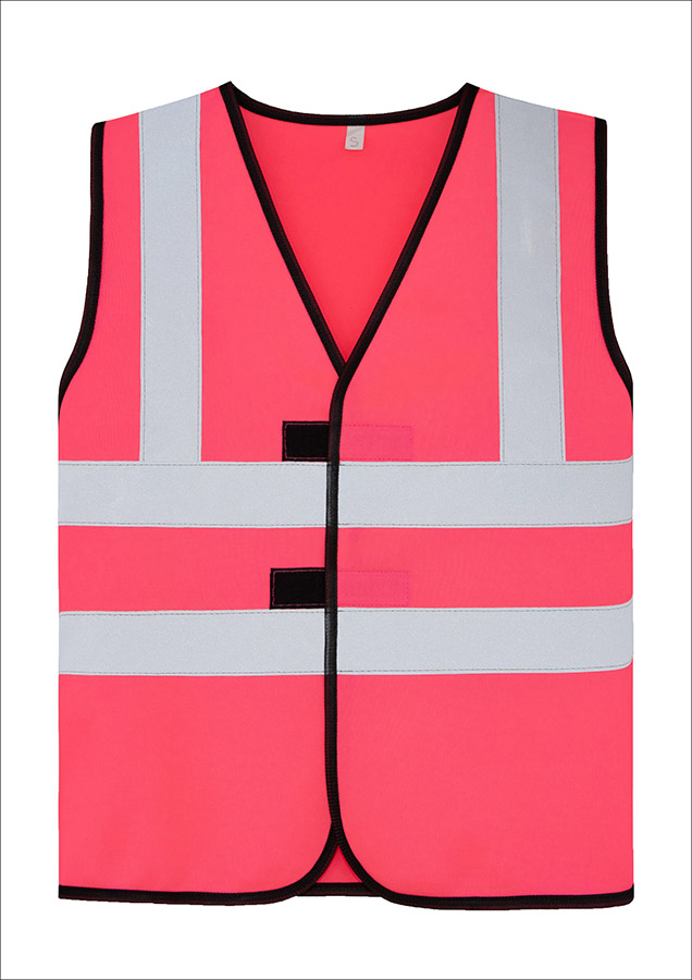 Korntex® Kinderwarnweste "Esbjerg" - Vier Reflexstreifen - Signal-Orange - XXS
