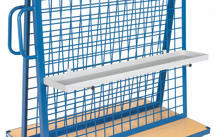 1316_fetra_materialwanne-1094e8 Materialwanne - L 1200 x B 250 x H 40 mm - Zubehör für Werkstückwagen