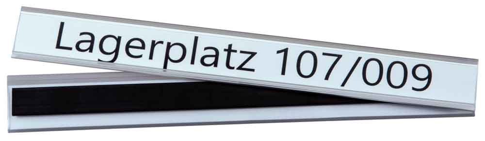 Etikettenhalter in magnetischer Ausführung - viele Standard-Formate