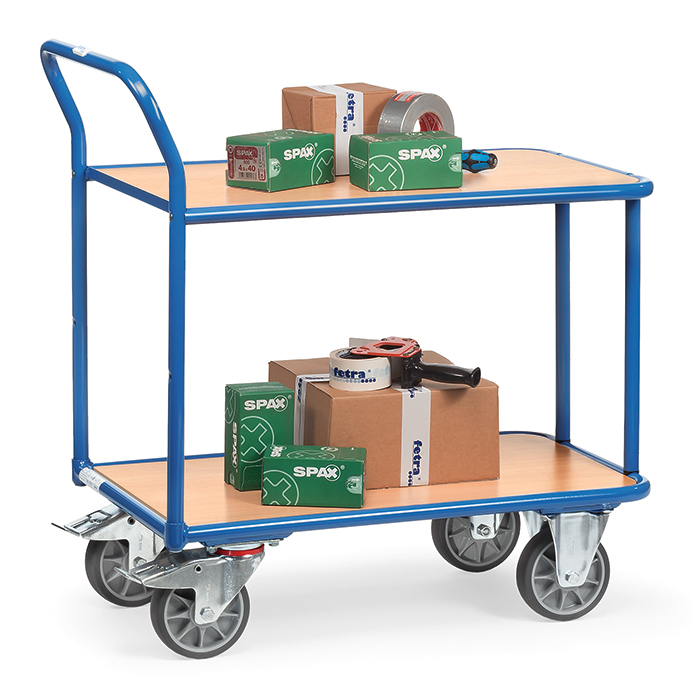 Tischwagen in 2 Ausführungen - Baukastensystem - 2 Ladeflächen - Tragkraft 400 kg