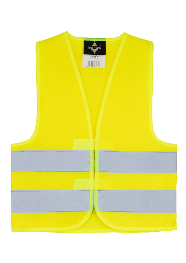 Korntex® Kinder Warnweste „Aarhus“ - Signal-Gelb - XXS