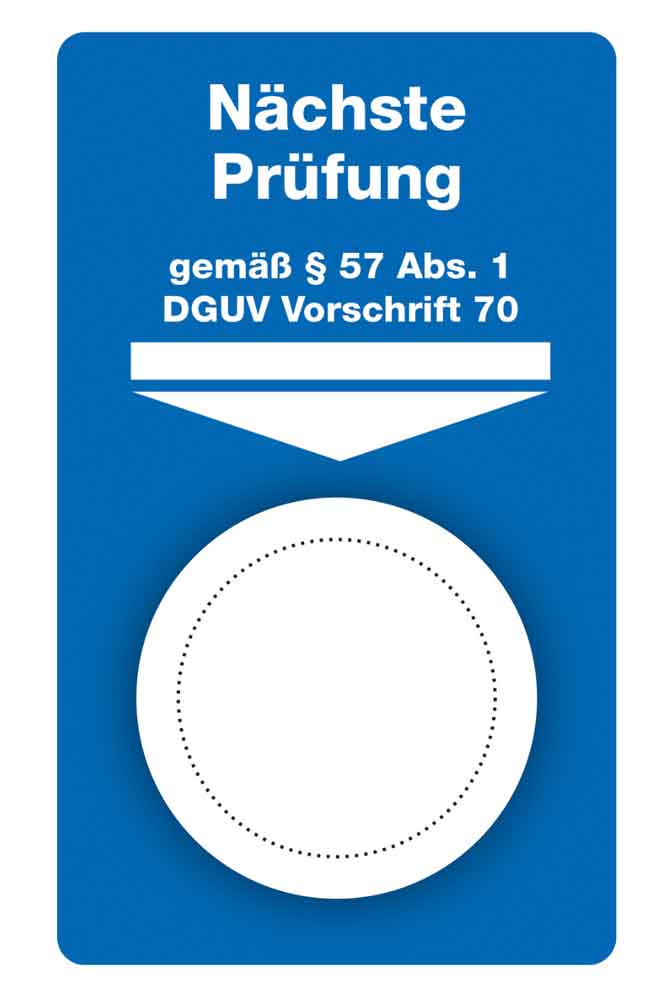 Kundendienst-Aufkleber - DGUV-Geprüft Kundendienst-Aufkleber - DGUV-Geprüft