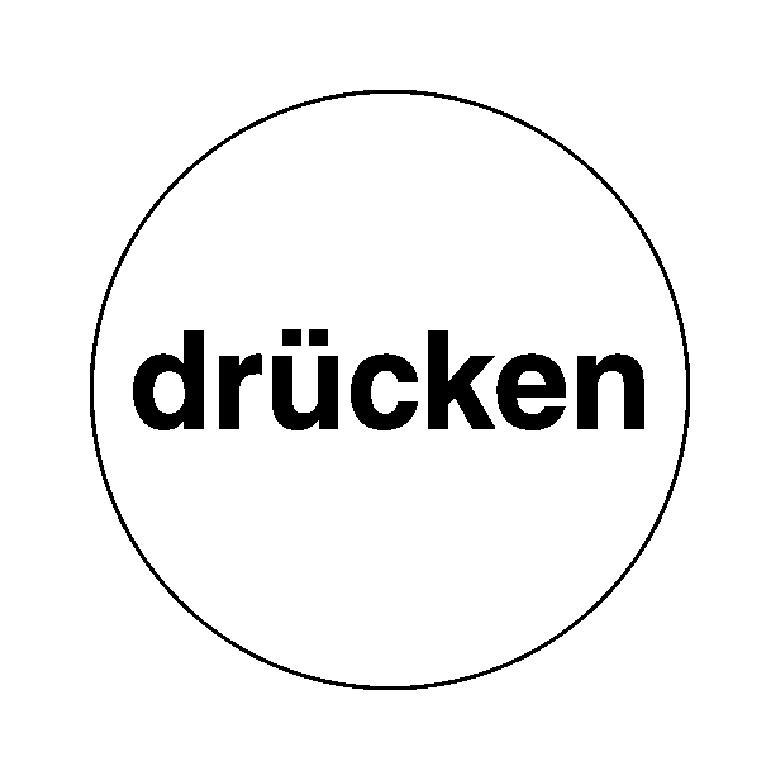39-25-344-0-00-058-turschild-drucken-weiss-schwarz-215605-d04946 Türschild - Text: drücken - Farbe: Weiss / Schwarz