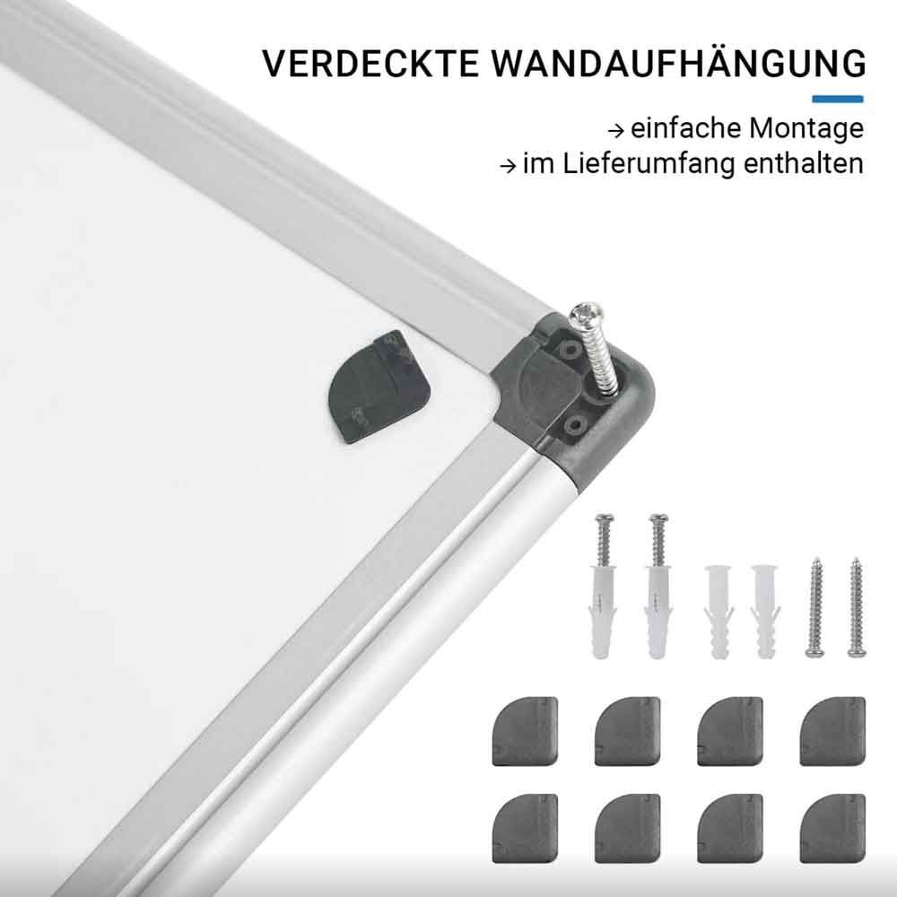 Schreibtafel Emaille economy - 9 verschiedene Größen