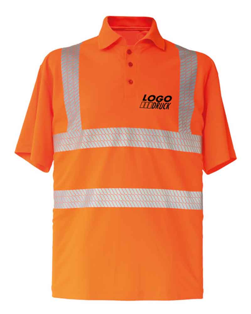 Hi-Vis Polo-Shirt Manchester - 8 Größen - in Gelb oder Orange - mit Werbeanbringung