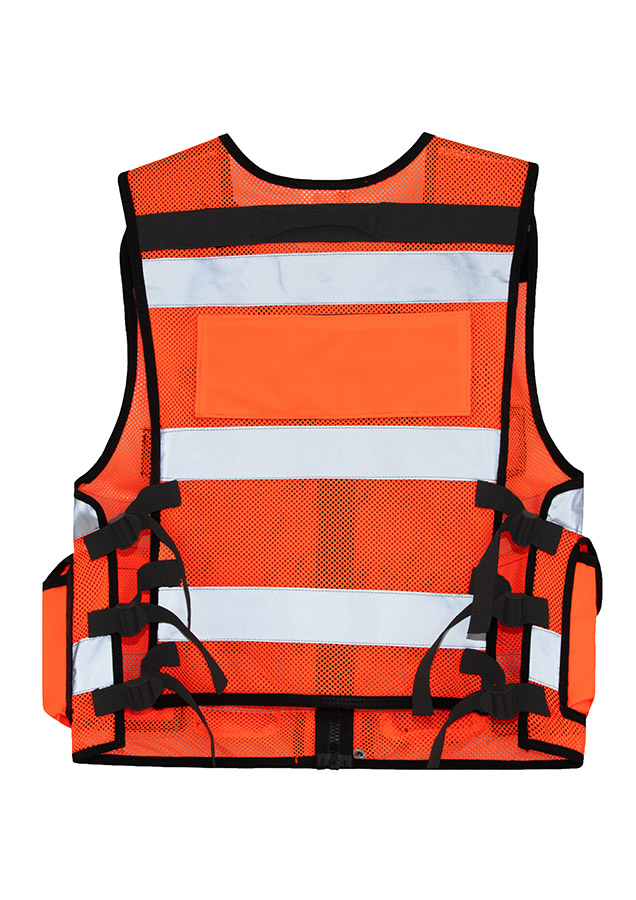 Korntex® Mesh Tactical Weste „Sparta“ - Orange - XXL/4XL