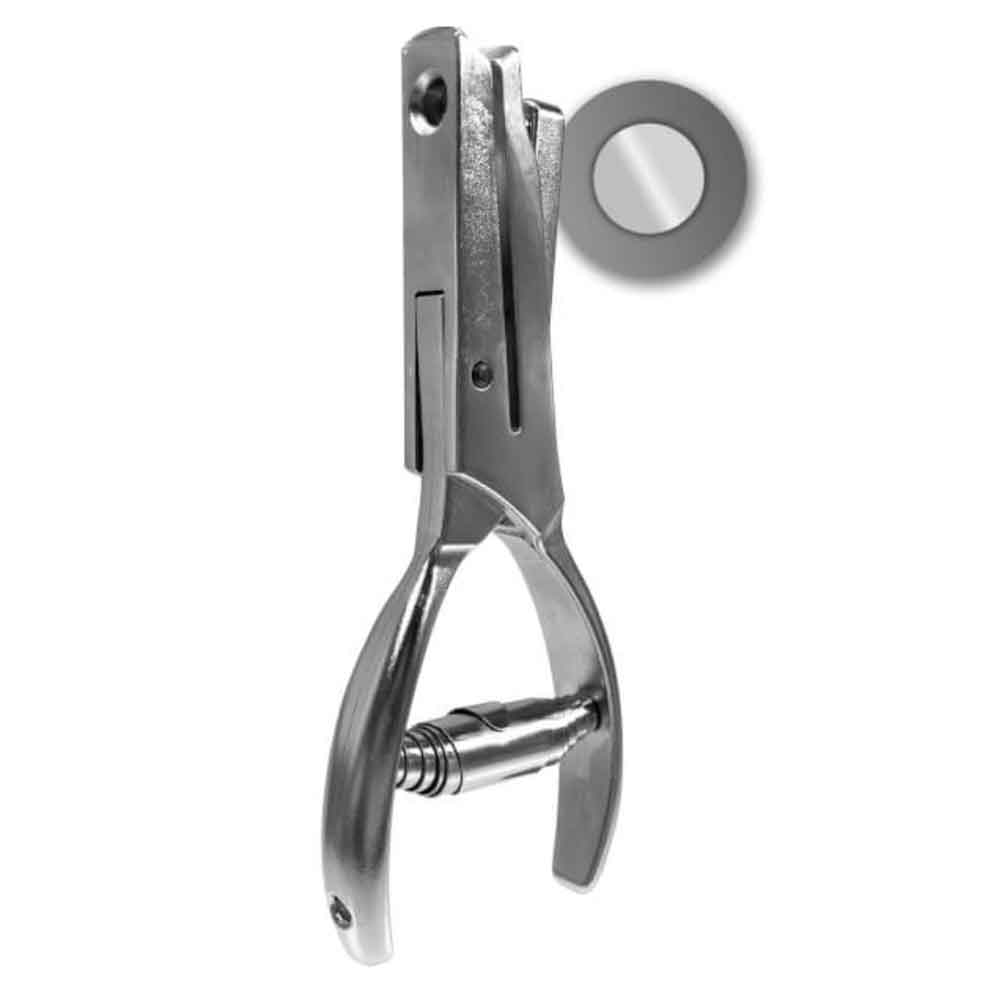 Kerbzange/Lochzange - Kerbform rund - Maultiefe 50 mm