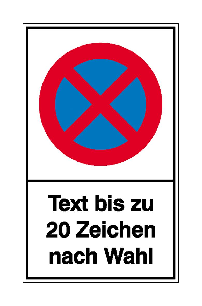 32-41-499-3-00-058-haltverbotsschild-symbol-absolutes-haltverbot-mit-text-nach-wahl-415561-518370 Haltverbot-Kombischild - Symbol: Absolutes Haltverbot - mit Text nach Wahl